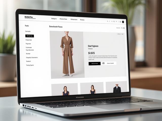 Tienda online de moda elegante y responsive